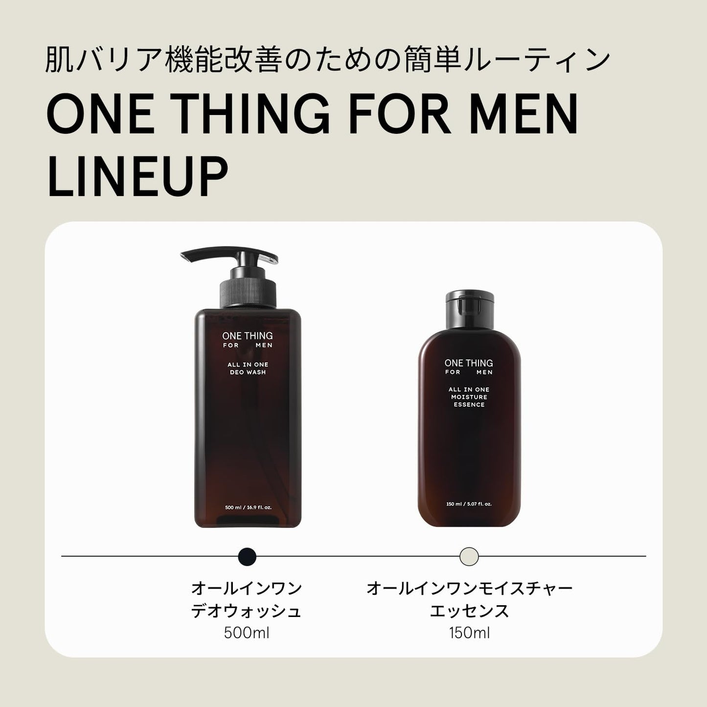 ONE THING - (男士) 全效保濕精華 150ml