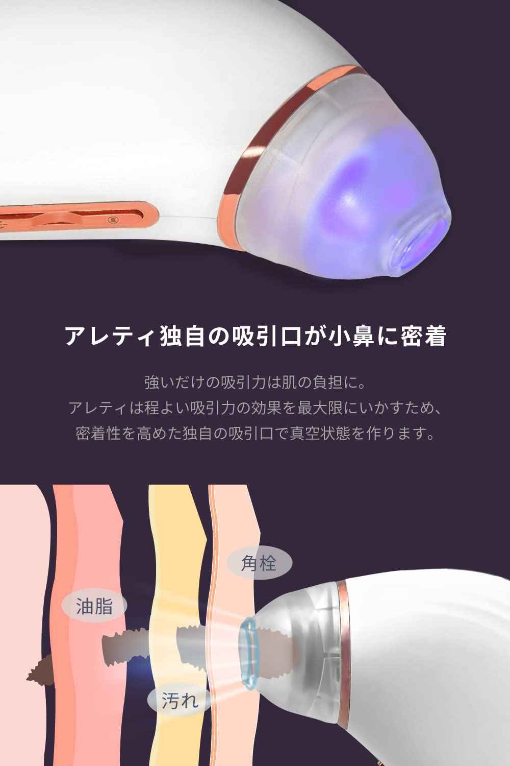 Areti 毛孔抽吸器 (附有攝像頭;可連接智能手機 iOS Android)