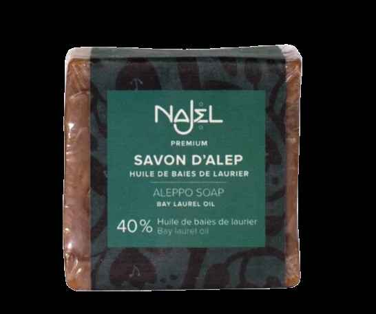 NAJEL 40% 月桂油阿勒坡手工古皂 - 深層滋潤油性肌膚