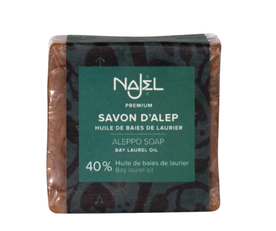 NAJEL - 40% Laurel Oil Aleppo Handmade Ancient Soap (185g)